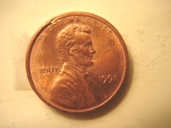 1992-Lincoln-Memorial-Cent--Tapered-Planchet?
